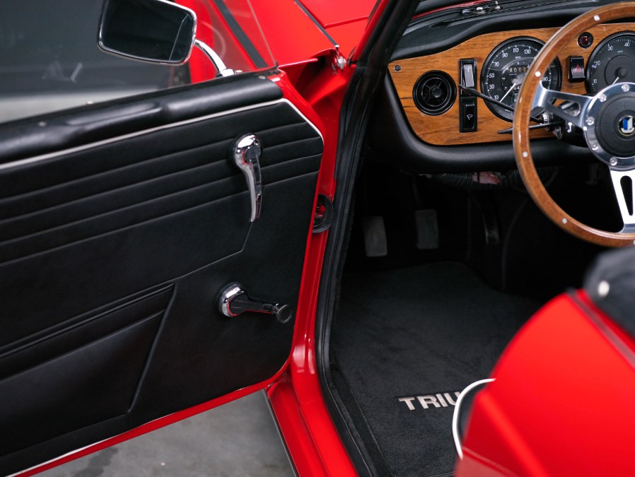 1968 Triumph TR5 PI Surrey Top, available for sale in North Salem, New York | Meccanic Shop North Inc. North Salem, New York 1968 Triumph TR5 PI Surrey Top, available for sale in North Salem, New York | Meccanic Shop North Inc. North Salem, New York