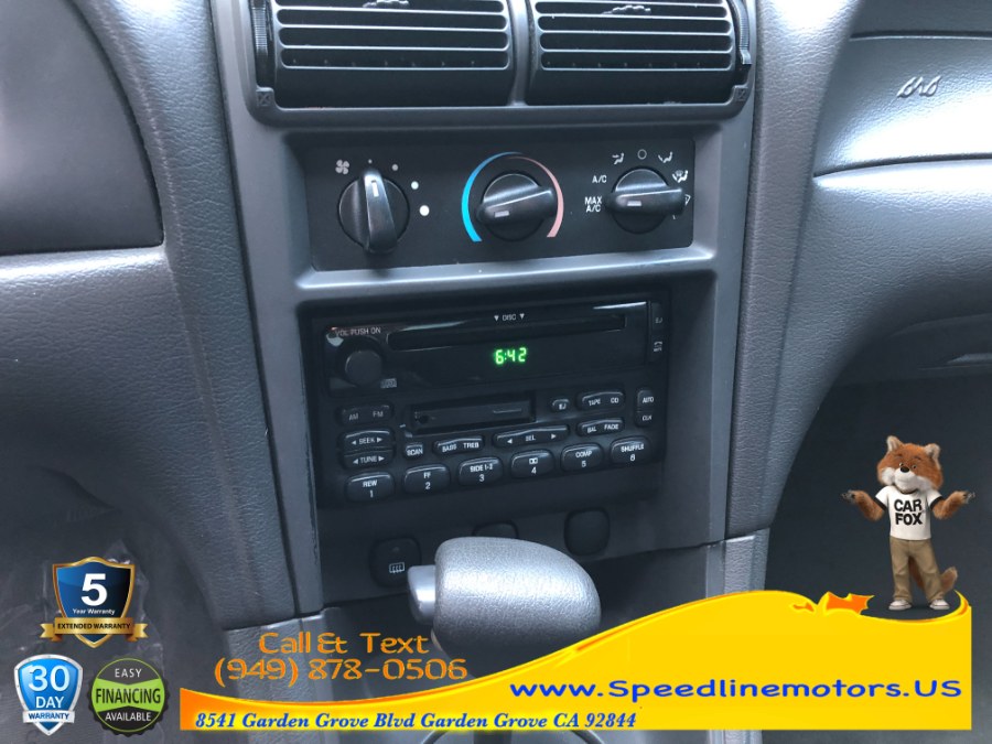 Used Ford Mustang 2dr Cpe Deluxe 2001 | Speedline Motors. Garden Grove, California Used Ford Mustang 2dr Cpe Deluxe 2001 | Speedline Motors. Garden Grove, California