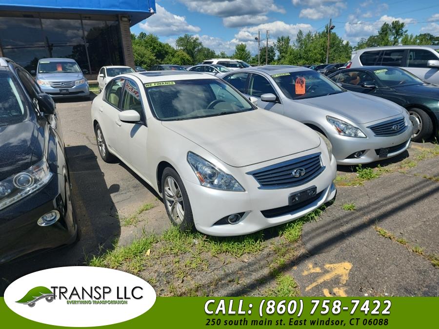 Used Infiniti G37 Sedan 4dr x AWD 2012 | Trans P LLC. East Windsor, Connecticut Used Infiniti G37 Sedan 4dr x AWD 2012 | Trans P LLC. East Windsor, Connecticut