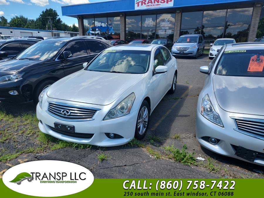 Used Infiniti G37 Sedan 4dr x AWD 2012 | Trans P LLC. East Windsor, Connecticut Used Infiniti G37 Sedan 4dr x AWD 2012 | Trans P LLC. East Windsor, Connecticut