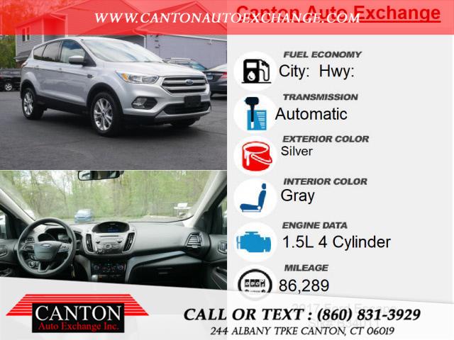 Used Ford Escape SE 4WD 2017 | Canton Auto Exchange. Canton, Connecticut Used Ford Escape SE 4WD 2017 | Canton Auto Exchange. Canton, Connecticut