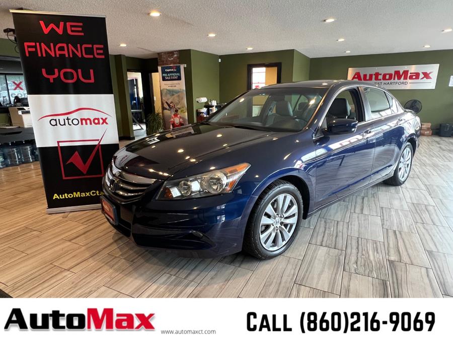 2012 Honda Accord Sdn 4dr V6 Auto EX-L, available for sale in West Hartford, Connecticut | AutoMax. West Hartford, Connecticut