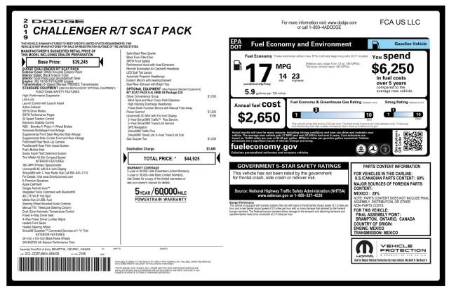 Used Dodge Challenger R/T Scat Pack w/ Navi & rearCam 2019 | Car Revolution. Maple Shade, New Jersey Used Dodge Challenger R/T Scat Pack w/ Navi & rearCam 2019 | Car Revolution. Maple Shade, New Jersey