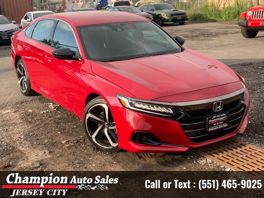 2021 Honda Accord Sedan Sport 1.5T CVT, available for sale in Jersey City, New Jersey | Champion Auto Sales. Jersey City, New Jersey 2021 Honda Accord Sedan Sport 1.5T CVT, available for sale in Jersey City, New Jersey | Champion Auto Sales. Jersey City, New Jersey