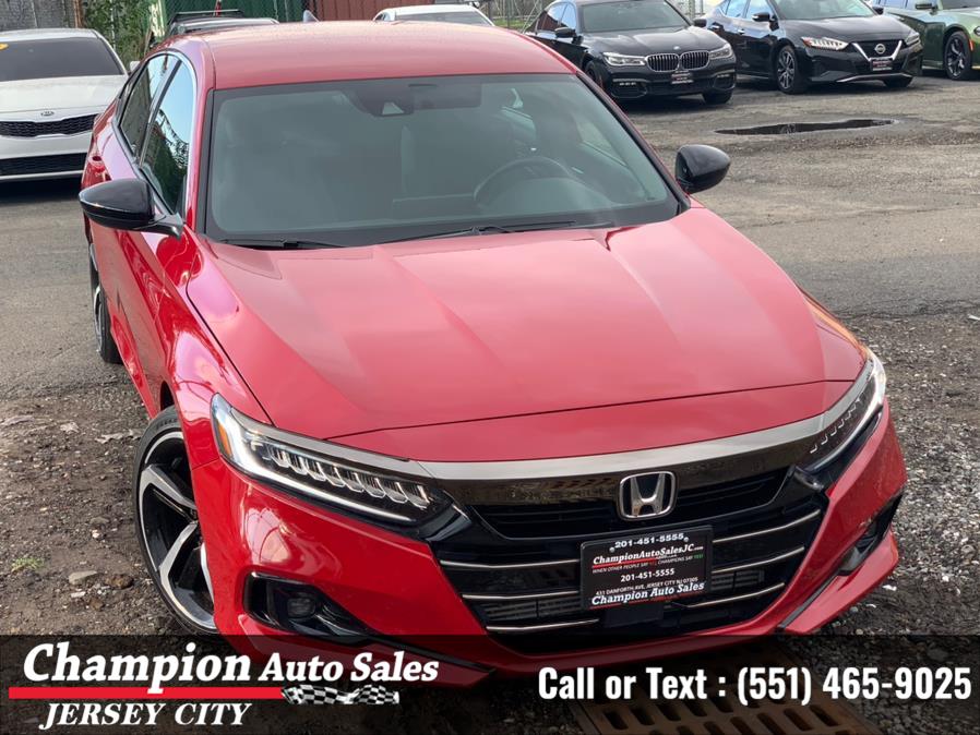 2021 Honda Accord Sedan Sport 1.5T CVT, available for sale in Jersey City, New Jersey | Champion Auto Sales. Jersey City, New Jersey 2021 Honda Accord Sedan Sport 1.5T CVT, available for sale in Jersey City, New Jersey | Champion Auto Sales. Jersey City, New Jersey