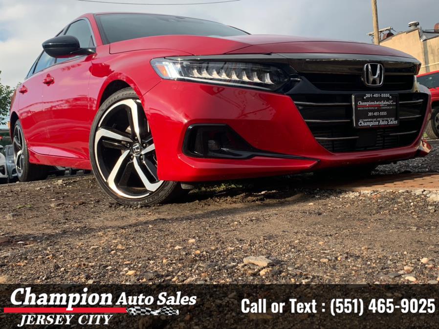 2021 Honda Accord Sedan Sport 1.5T CVT, available for sale in Jersey City, New Jersey | Champion Auto Sales. Jersey City, New Jersey 2021 Honda Accord Sedan Sport 1.5T CVT, available for sale in Jersey City, New Jersey | Champion Auto Sales. Jersey City, New Jersey