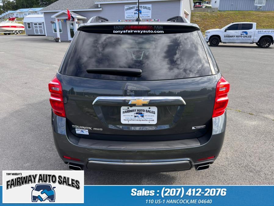Used Chevrolet Equinox Premier AWD 4dr Premier 2017 | Fairway Auto Sales. Hancock, Maine Used Chevrolet Equinox Premier AWD 4dr Premier 2017 | Fairway Auto Sales. Hancock, Maine