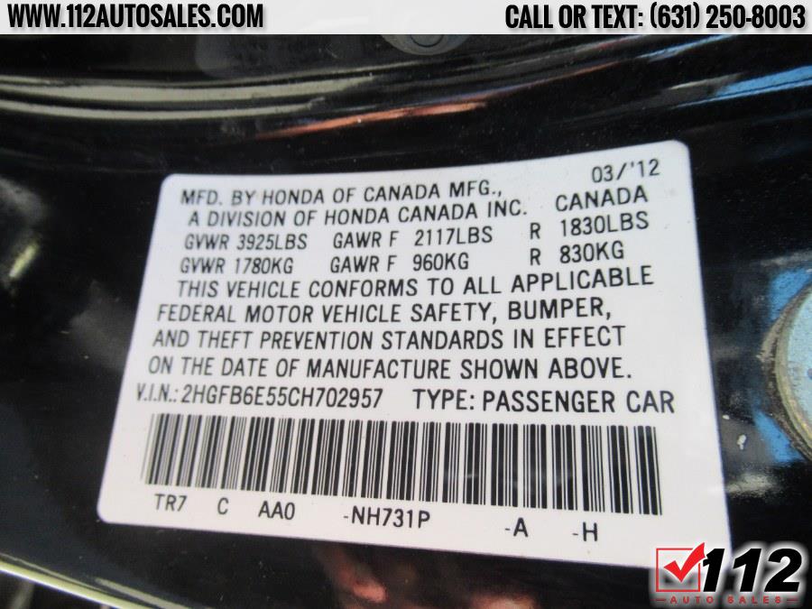 2012 Honda Civic 4dr Man Si, available for sale in Patchogue, New York | 112 Auto Sales. Patchogue, New York 2012 Honda Civic 4dr Man Si, available for sale in Patchogue, New York | 112 Auto Sales. Patchogue, New York
