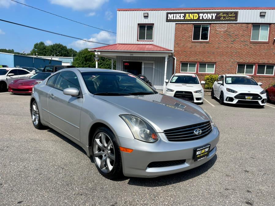 2004 Infiniti G35 Coupe 2dr Cpe Auto w/Leather, available for sale in South Windsor, Connecticut | Mike And Tony Auto Sales, Inc. South Windsor, Connecticut 2004 Infiniti G35 Coupe 2dr Cpe Auto w/Leather, available for sale in South Windsor, Connecticut | Mike And Tony Auto Sales, Inc. South Windsor, Connecticut