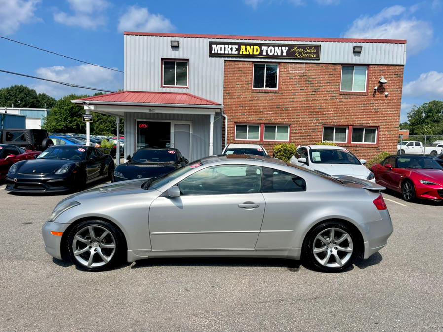 2004 Infiniti G35 Coupe 2dr Cpe Auto w/Leather, available for sale in South Windsor, Connecticut | Mike And Tony Auto Sales, Inc. South Windsor, Connecticut 2004 Infiniti G35 Coupe 2dr Cpe Auto w/Leather, available for sale in South Windsor, Connecticut | Mike And Tony Auto Sales, Inc. South Windsor, Connecticut