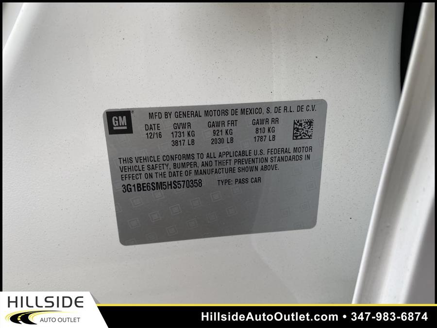 Used Chevrolet Cruze LT 2017 | Hillside Auto Outlet. Jamaica, New York Used Chevrolet Cruze LT 2017 | Hillside Auto Outlet. Jamaica, New York