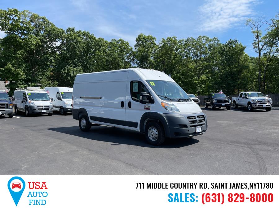 2017 Ram ProMaster Cargo Van 2500 High Roof 159" WB, available for sale in Saint James, New York | USA Auto Find. Saint James, New York 2017 Ram ProMaster Cargo Van 2500 High Roof 159" WB, available for sale in Saint James, New York | USA Auto Find. Saint James, New York