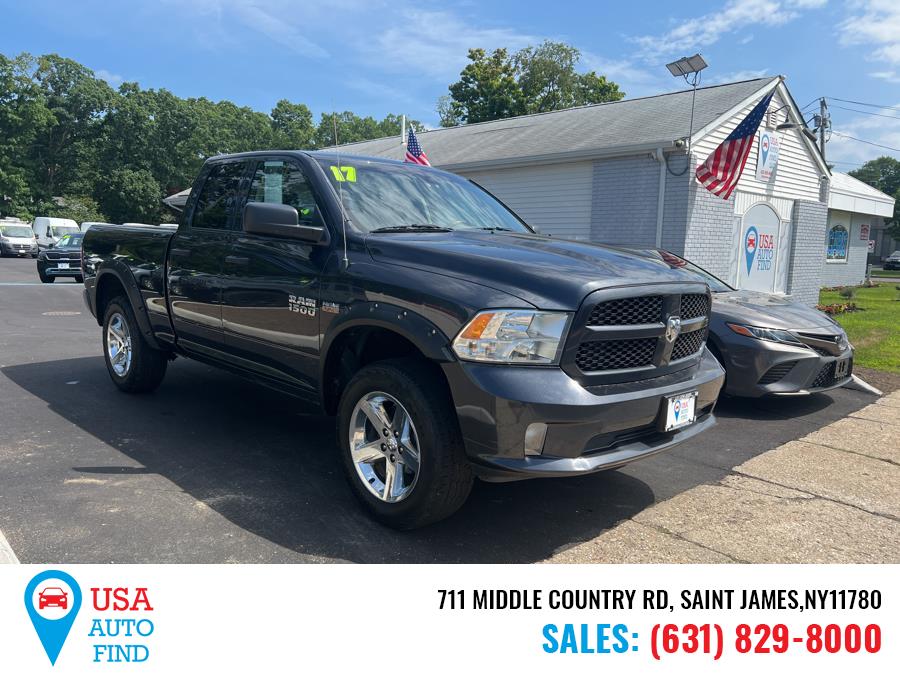 2017 Ram 1500 Express 4x4 Quad Cab 6''4" Box, available for sale in Saint James, New York | USA Auto Find. Saint James, New York 2017 Ram 1500 Express 4x4 Quad Cab 6''4" Box, available for sale in Saint James, New York | USA Auto Find. Saint James, New York