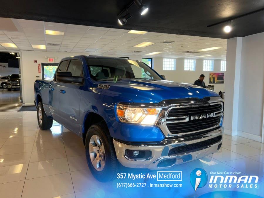Used Ram 1500 Big Horn 4x4 Quad Cab 6''4" Box 2021 | Inman Motors Sales. Medford, Massachusetts Used Ram 1500 Big Horn 4x4 Quad Cab 6''4" Box 2021 | Inman Motors Sales. Medford, Massachusetts