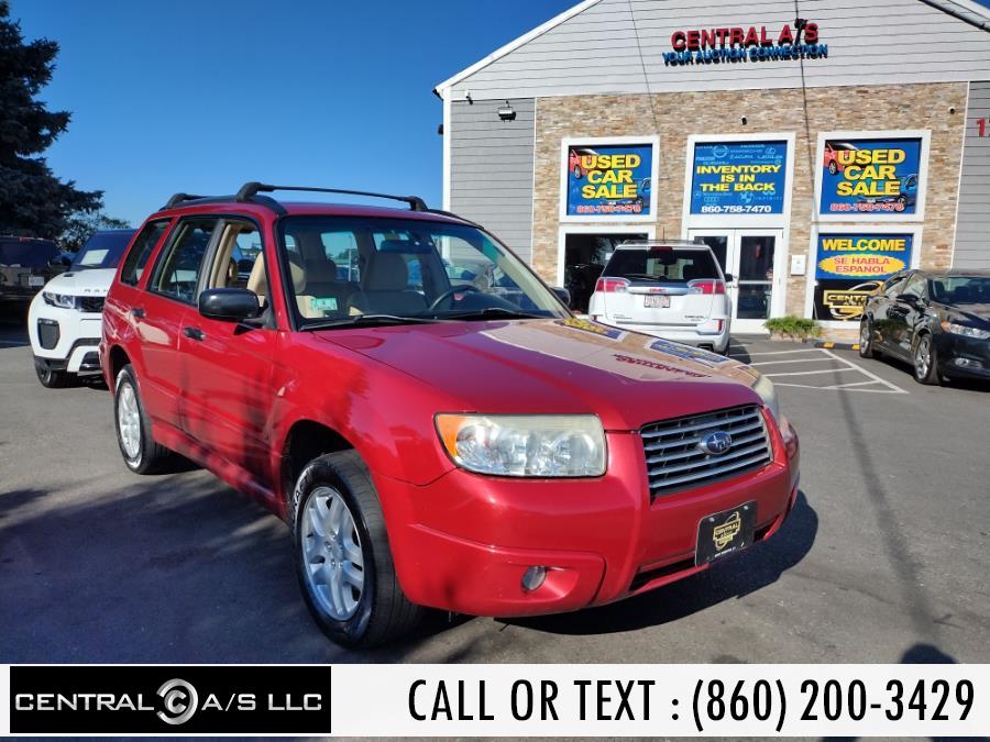 2007 Subaru Forester AWD 4dr H4 MT X, available for sale in East Windsor, Connecticut | Central A/S LLC. East Windsor, Connecticut