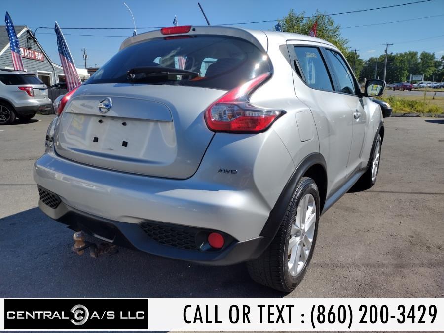 2015 Nissan JUKE 5dr Wgn CVT SV AWD, available for sale in East Windsor, Connecticut | Central A/S LLC. East Windsor, Connecticut 2015 Nissan JUKE 5dr Wgn CVT SV AWD, available for sale in East Windsor, Connecticut | Central A/S LLC. East Windsor, Connecticut