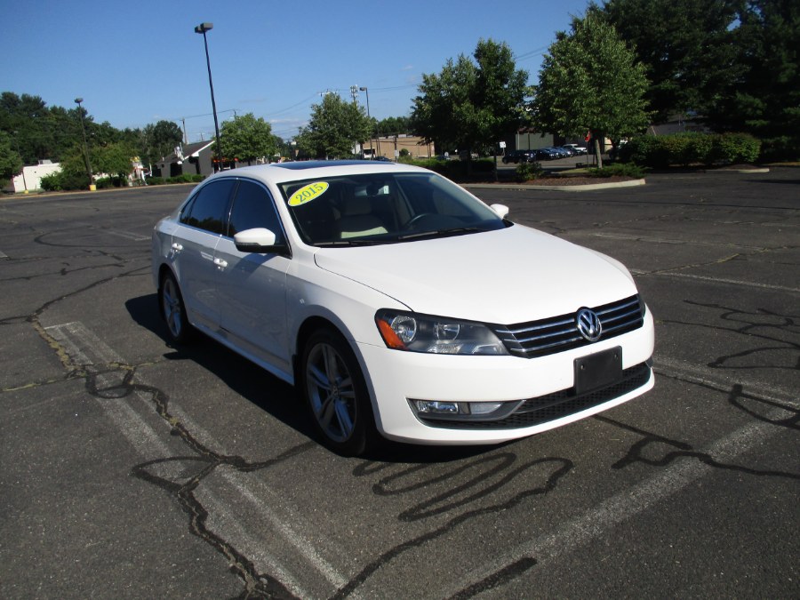 2015 Volkswagen Passat 4dr Sdn 1.8T Auto SE w/Sunroof & Nav PZEV, available for sale in New Britain, Connecticut | Universal Motors LLC. New Britain, Connecticut 2015 Volkswagen Passat 4dr Sdn 1.8T Auto SE w/Sunroof & Nav PZEV, available for sale in New Britain, Connecticut | Universal Motors LLC. New Britain, Connecticut