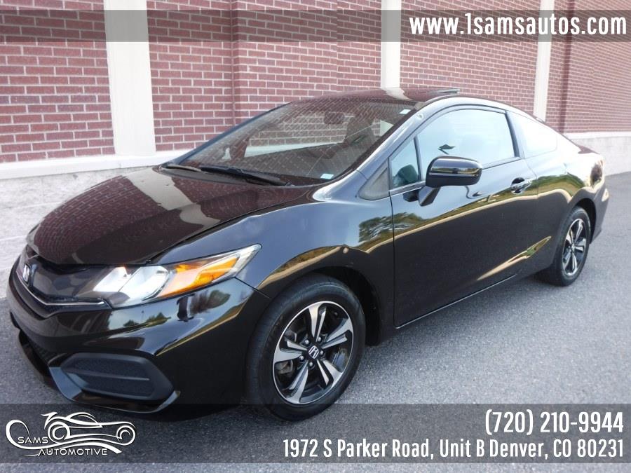 2015 Honda Civic Coupe 2dr CVT EX, available for sale in Denver, Colorado | Sam's Automotive. Denver, Colorado 2015 Honda Civic Coupe 2dr CVT EX, available for sale in Denver, Colorado | Sam's Automotive. Denver, Colorado