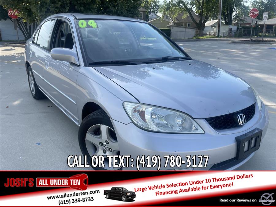 2004 Honda Civic 4dr Sdn EX Auto, available for sale in Elida, Ohio | Josh's All Under Ten LLC. Elida, Ohio 2004 Honda Civic 4dr Sdn EX Auto, available for sale in Elida, Ohio | Josh's All Under Ten LLC. Elida, Ohio