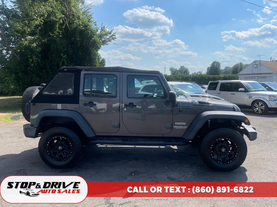 Used Jeep Wrangler Unlimited 4WD 4dr Sport 2016 | Stop & Drive Auto Sales. East Windsor, Connecticut Used Jeep Wrangler Unlimited 4WD 4dr Sport 2016 | Stop & Drive Auto Sales. East Windsor, Connecticut