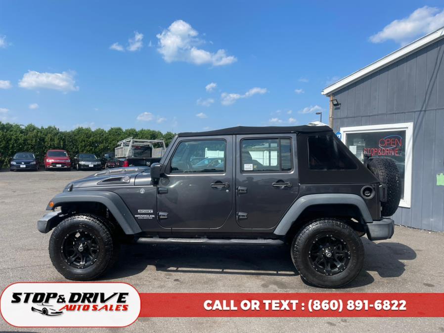 Used Jeep Wrangler Unlimited 4WD 4dr Sport 2016 | Stop & Drive Auto Sales. East Windsor, Connecticut Used Jeep Wrangler Unlimited 4WD 4dr Sport 2016 | Stop & Drive Auto Sales. East Windsor, Connecticut