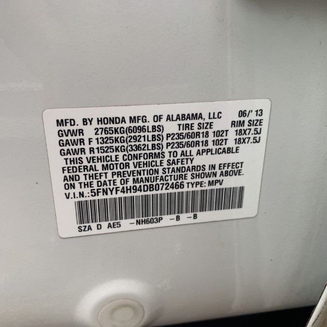 Used Honda Pilot 4WD 4dr Touring w/RES & Navi 2013 | Top Line Auto Inc.. Brooklyn, New York Used Honda Pilot 4WD 4dr Touring w/RES & Navi 2013 | Top Line Auto Inc.. Brooklyn, New York