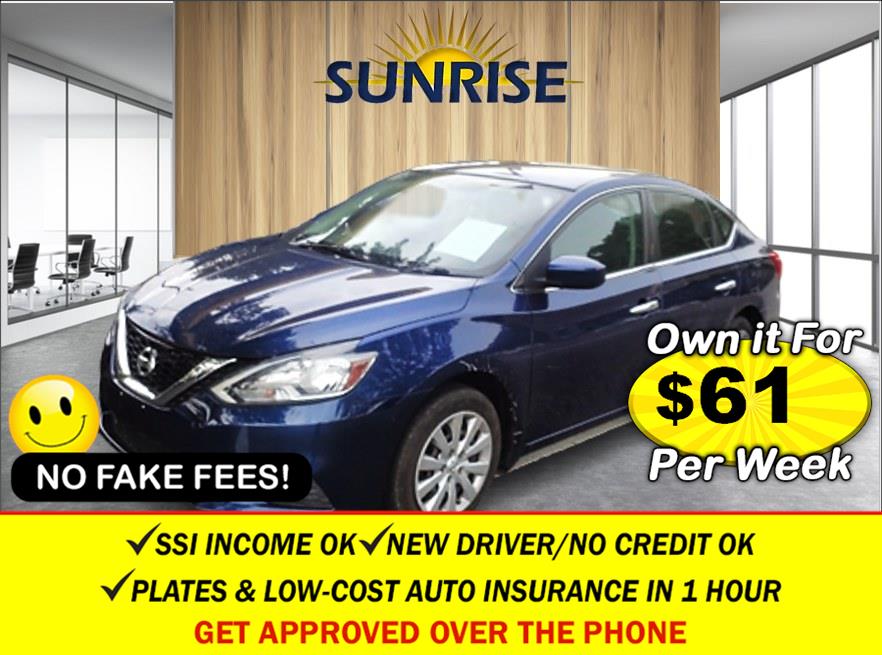 2017 Nissan Sentra SV. CLEAN CARFAX!, available for sale in Elmont, New York | Sunrise of Elmont. Elmont, New York