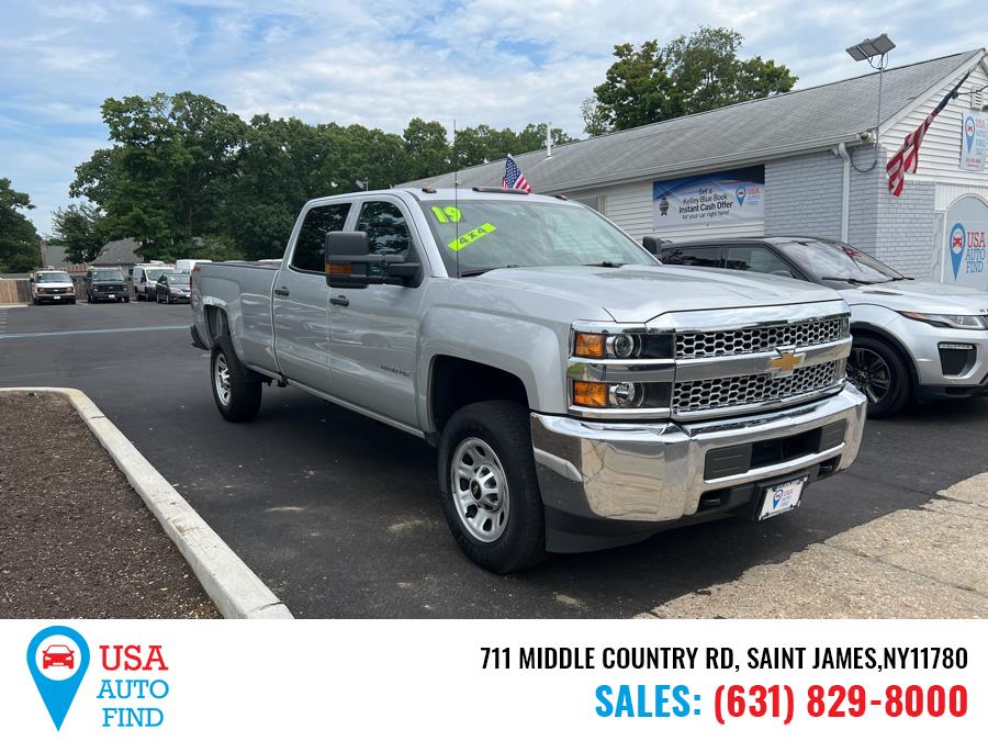2019 Chevrolet Silverado 3500HD 4WD Crew Cab 167.7" Work Truck, available for sale in Saint James, New York | USA Auto Find. Saint James, New York