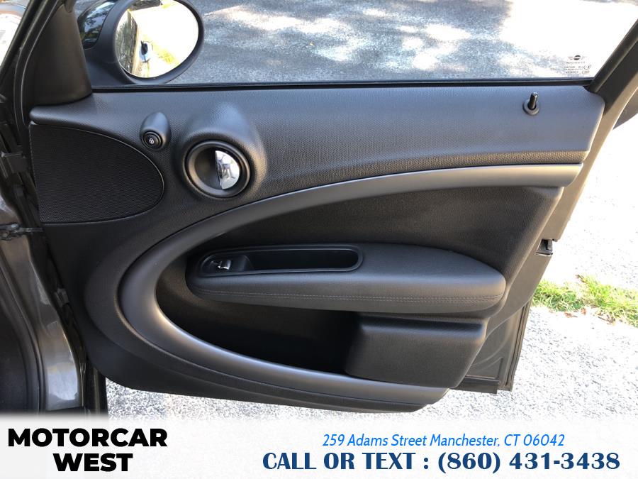 2013 MINI Cooper Countryman FWD 4dr S, available for sale in Manchester, Connecticut | Motorcar West. Manchester, Connecticut 2013 MINI Cooper Countryman FWD 4dr S, available for sale in Manchester, Connecticut | Motorcar West. Manchester, Connecticut