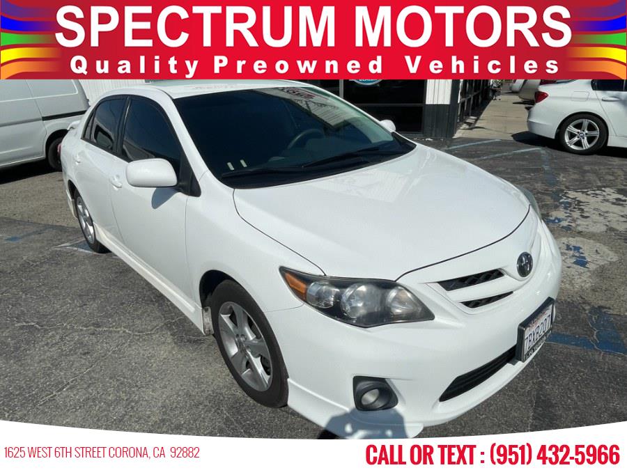 2013 Toyota Corolla 4dr Sdn Auto S (Natl), available for sale in Corona, California | Spectrum Motors. Corona, California
