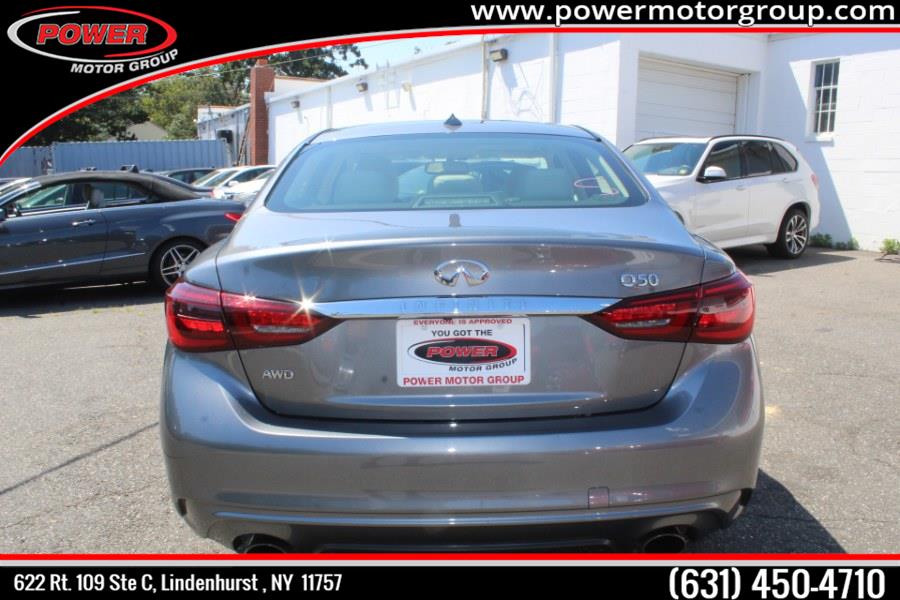Used INFINITI Q50 3.0t LUXE AWD 2018 | Power Motor Group. Lindenhurst, New York Used INFINITI Q50 3.0t LUXE AWD 2018 | Power Motor Group. Lindenhurst, New York
