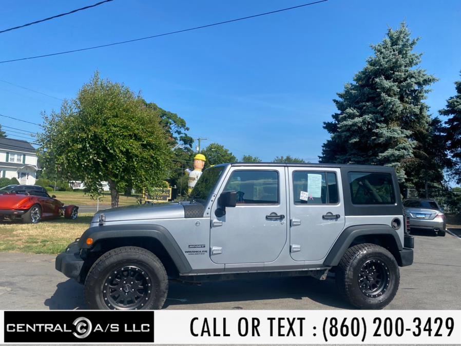 2014 Jeep Wrangler Unlimited 4WD 4dr Sport, available for sale in East Windsor, Connecticut | Central A/S LLC. East Windsor, Connecticut 2014 Jeep Wrangler Unlimited 4WD 4dr Sport, available for sale in East Windsor, Connecticut | Central A/S LLC. East Windsor, Connecticut