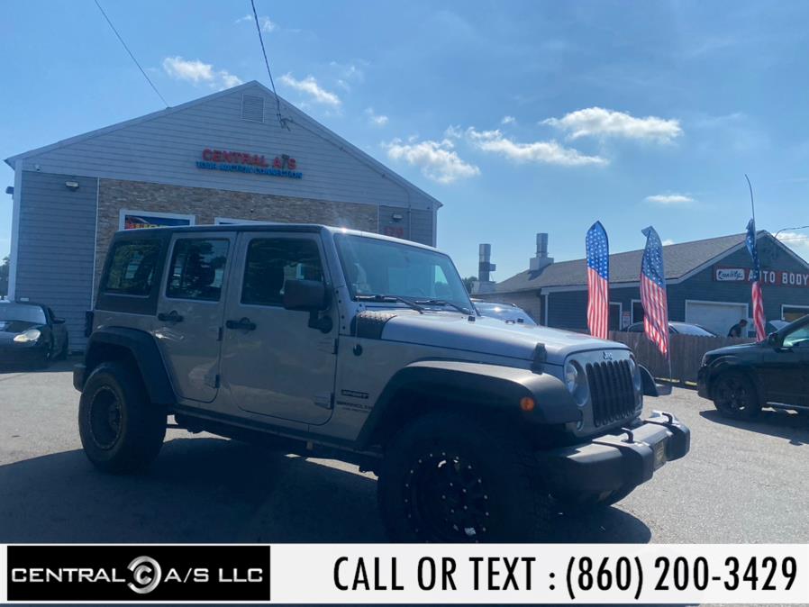 2014 Jeep Wrangler Unlimited 4WD 4dr Sport, available for sale in East Windsor, Connecticut | Central A/S LLC. East Windsor, Connecticut
