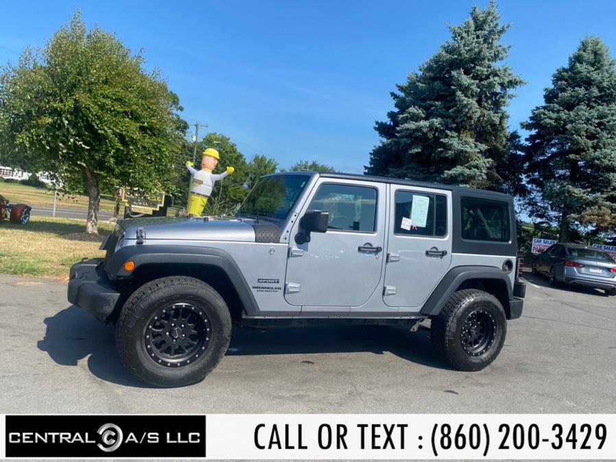 2014 Jeep Wrangler Unlimited 4WD 4dr Sport, available for sale in East Windsor, Connecticut | Central A/S LLC. East Windsor, Connecticut 2014 Jeep Wrangler Unlimited 4WD 4dr Sport, available for sale in East Windsor, Connecticut | Central A/S LLC. East Windsor, Connecticut