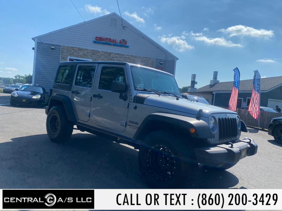 2014 Jeep Wrangler Unlimited 4WD 4dr Sport, available for sale in East Windsor, Connecticut | Central A/S LLC. East Windsor, Connecticut 2014 Jeep Wrangler Unlimited 4WD 4dr Sport, available for sale in East Windsor, Connecticut | Central A/S LLC. East Windsor, Connecticut