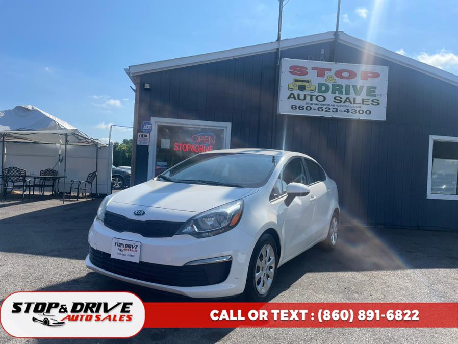2016 Kia Rio 4dr Sdn Auto LX, available for sale in East Windsor, Connecticut | Stop & Drive Auto Sales. East Windsor, Connecticut