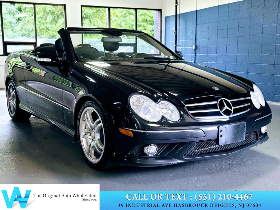 2009 Mercedes-Benz CLK-Class 2dr Cabriolet 5.5L, available for sale in Lodi, New Jersey | AW Auto & Truck Wholesalers, Inc. Lodi, New Jersey