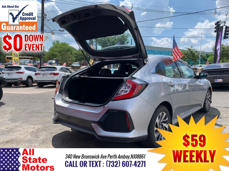 Used Honda Civic Hatchback LX CVT 2019 | All State Motor Inc. Perth Amboy, New Jersey Used Honda Civic Hatchback LX CVT 2019 | All State Motor Inc. Perth Amboy, New Jersey