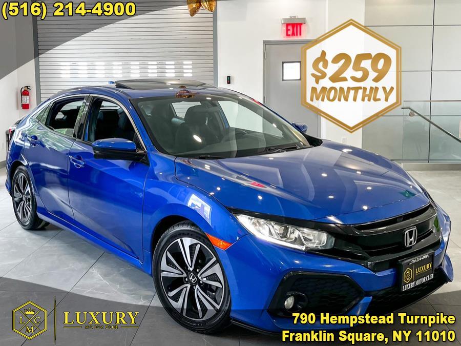 2017 Honda Civic Hatchback EX CVT, available for sale in Franklin Square, New York | Luxury Motor Club. Franklin Square, New York