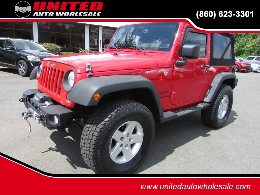 2014 Jeep Wrangler 4WD 2dr Sport, available for sale in East Windsor, Connecticut | United Auto Sales of E Windsor, Inc. East Windsor, Connecticut