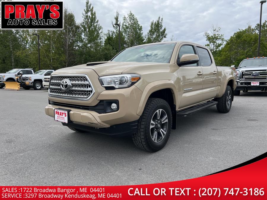 2016 Toyota Tacoma 4WD Double Cab LB V6 AT TRD Sport (Natl), available for sale in Bangor , Maine | Pray's Auto Sales . Bangor , Maine