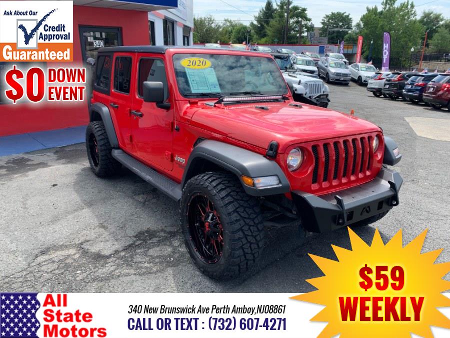 2020 Jeep Wrangler Unlimited Sport S 4x4, available for sale in Perth Amboy, New Jersey | All State Motor Inc. Perth Amboy, New Jersey 2020 Jeep Wrangler Unlimited Sport S 4x4, available for sale in Perth Amboy, New Jersey | All State Motor Inc. Perth Amboy, New Jersey