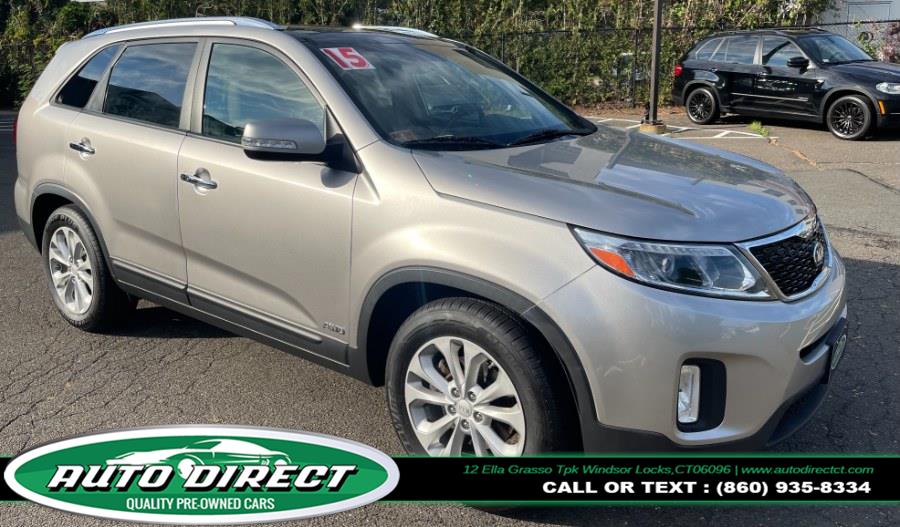 2015 Kia Sorento AWD 4dr V6 EX, available for sale in Windsor Locks, Connecticut | Auto Direct LLC. Windsor Locks, Connecticut 2015 Kia Sorento AWD 4dr V6 EX, available for sale in Windsor Locks, Connecticut | Auto Direct LLC. Windsor Locks, Connecticut