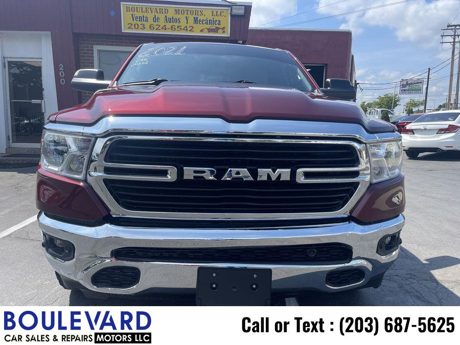 2021 Ram 1500 Quad Cab Big Horn Pickup 4D 6 1/3 ft, available for sale in New Haven, Connecticut | Boulevard Motors LLC. New Haven, Connecticut 2021 Ram 1500 Quad Cab Big Horn Pickup 4D 6 1/3 ft, available for sale in New Haven, Connecticut | Boulevard Motors LLC. New Haven, Connecticut