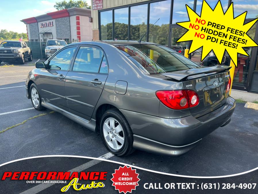 2008 Toyota Corolla 4dr Sdn Auto S, available for sale in Bohemia, New York | Performance Auto Inc. Bohemia, New York 2008 Toyota Corolla 4dr Sdn Auto S, available for sale in Bohemia, New York | Performance Auto Inc. Bohemia, New York