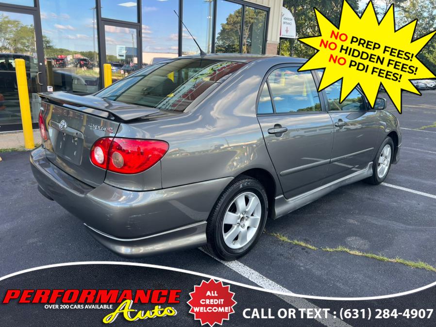 2008 Toyota Corolla 4dr Sdn Auto S, available for sale in Bohemia, New York | Performance Auto Inc. Bohemia, New York 2008 Toyota Corolla 4dr Sdn Auto S, available for sale in Bohemia, New York | Performance Auto Inc. Bohemia, New York