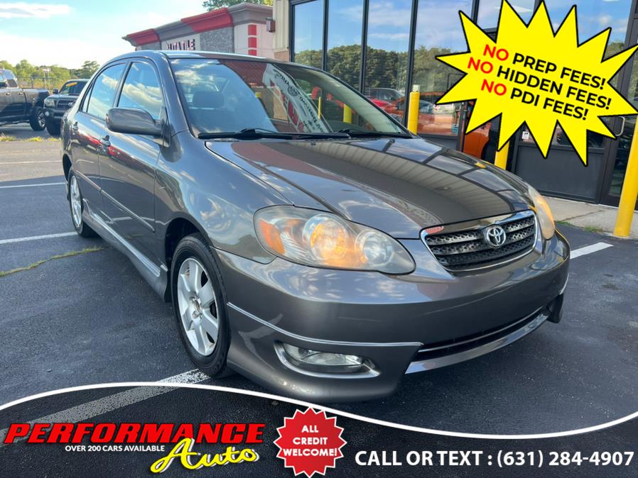 2008 Toyota Corolla 4dr Sdn Auto S, available for sale in Bohemia, New York | Performance Auto Inc. Bohemia, New York