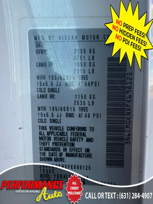2015 Nissan NV200 I4 S, available for sale in Bohemia, New York | Performance Auto Inc. Bohemia, New York 2015 Nissan NV200 I4 S, available for sale in Bohemia, New York | Performance Auto Inc. Bohemia, New York