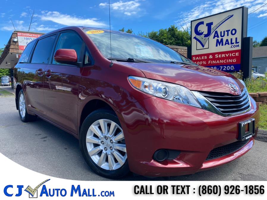 2012 Toyota Sienna 5dr 7-Pass Van V6 LE AWD (Natl), available for sale in Bristol, Connecticut | CJ Auto Mall. Bristol, Connecticut 2012 Toyota Sienna 5dr 7-Pass Van V6 LE AWD (Natl), available for sale in Bristol, Connecticut | CJ Auto Mall. Bristol, Connecticut