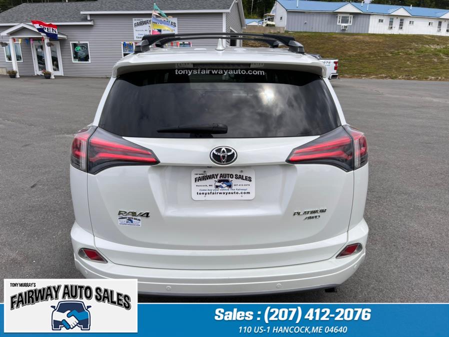 Used Toyota RAV4 PLATINUM Platinum AWD (Natl) 2017 | Fairway Auto Sales. Hancock, Maine Used Toyota RAV4 PLATINUM Platinum AWD (Natl) 2017 | Fairway Auto Sales. Hancock, Maine